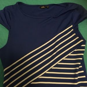 Blue Asymmetric Dress